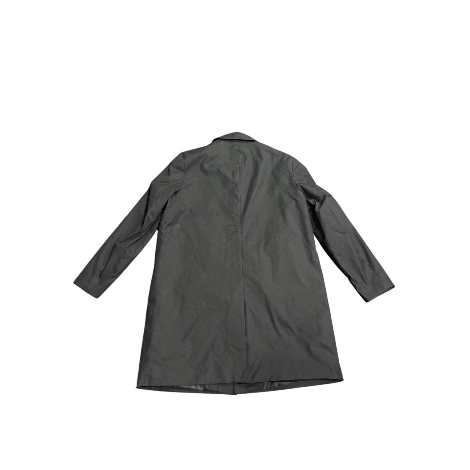Find. Long Black Trench coat Jacket SZ 3XL Minimalist Casual Overcoat