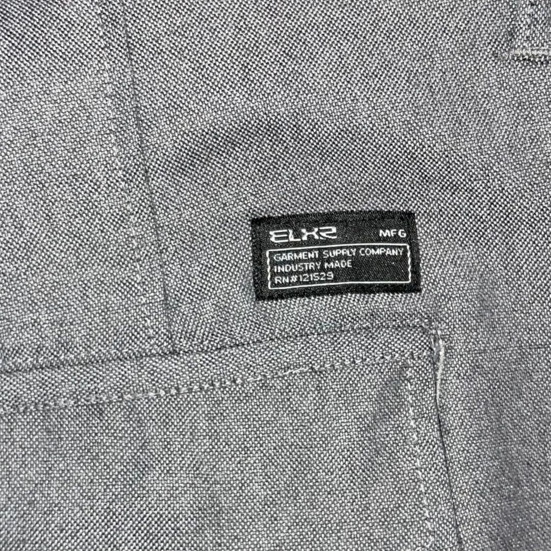 Elixir Men Chino Shorts Gray Pockets Size 36