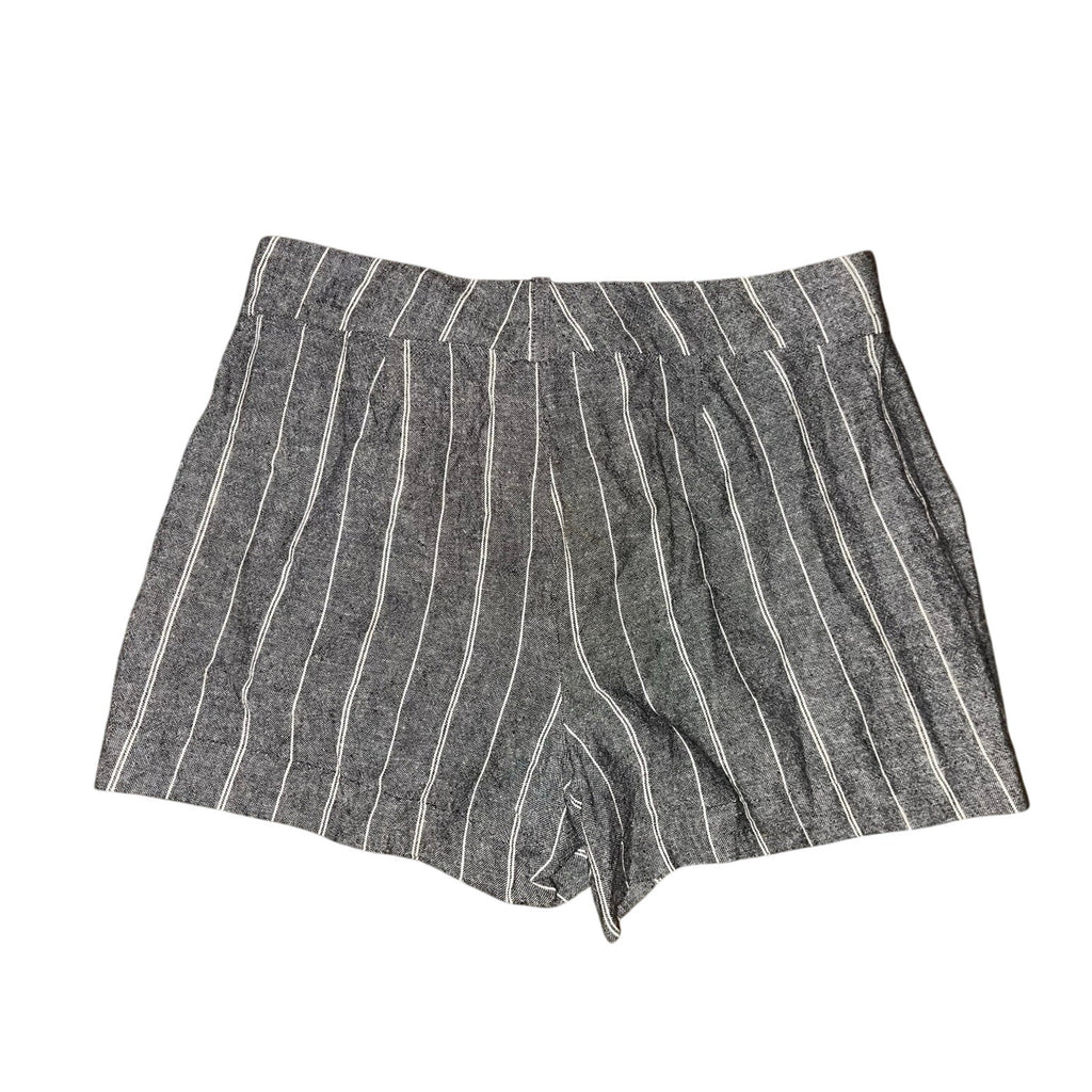 Calvin Klein Shorts Women Gray Pin Striped Size 6
