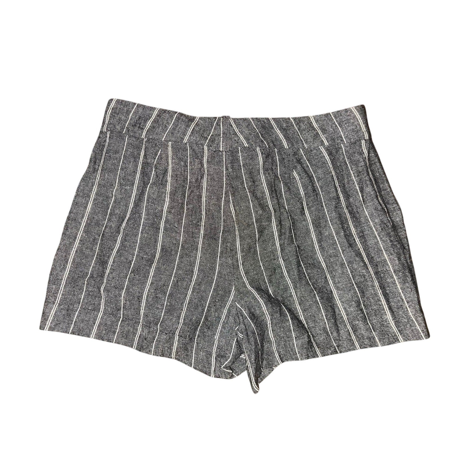 Calvin Klein Shorts Women Gray Pin Striped Size 6