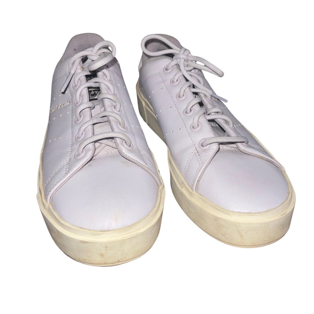 Adidas Stan Smith Bonega X Shoes Women Lilac 7.5 Platform Athletic Sporty Chic