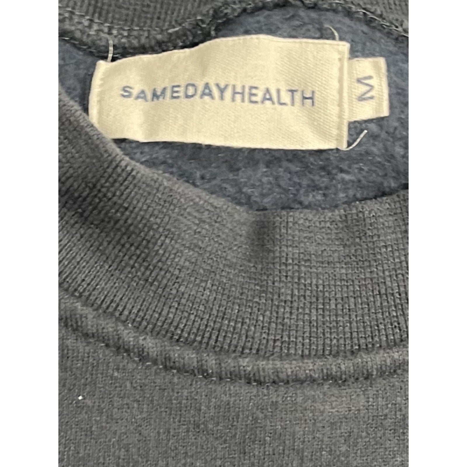 SamedayHealth Crewneck Pullover Size Medium Casual Streetwear Loungewear