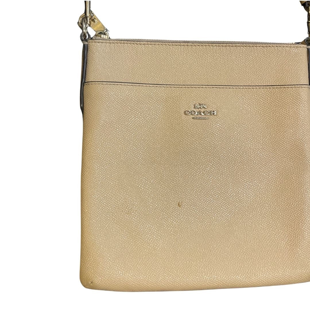 Coach Kitt Messenger Crossbody Purse Grain Leather Handbag Classic Slim Everyday