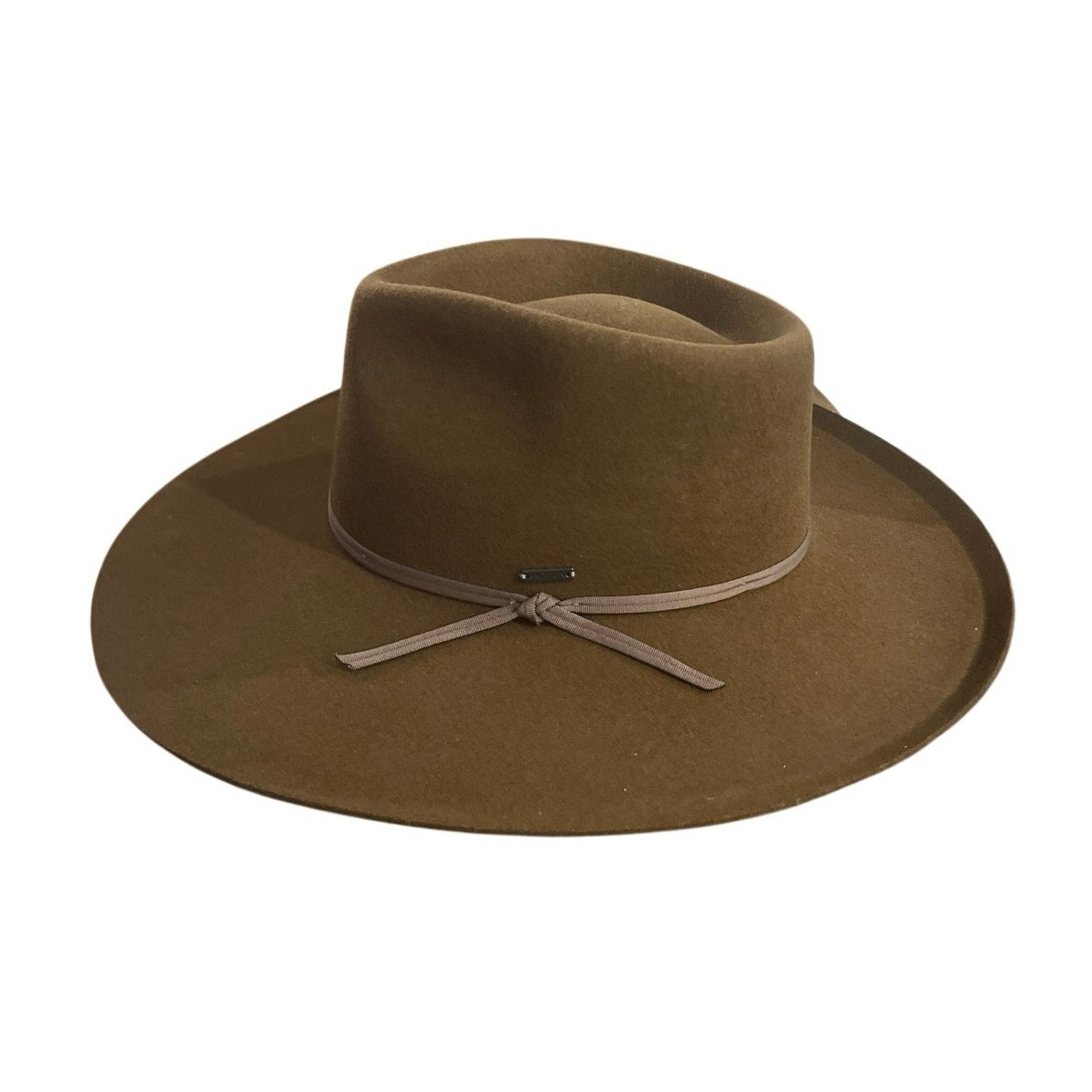 Brixton Marlow Rancher Hat Coffee SZ M NWT 100% Wool Felt Cowboy Adjustable
