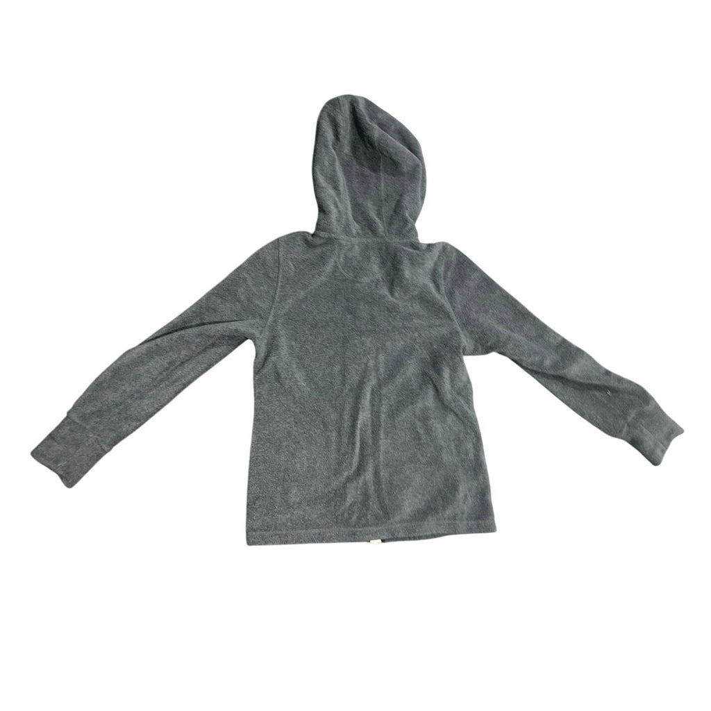 Calvin Klein Performance Fleece Hooded Zip up Mock Neck Jacket Gray Size XS