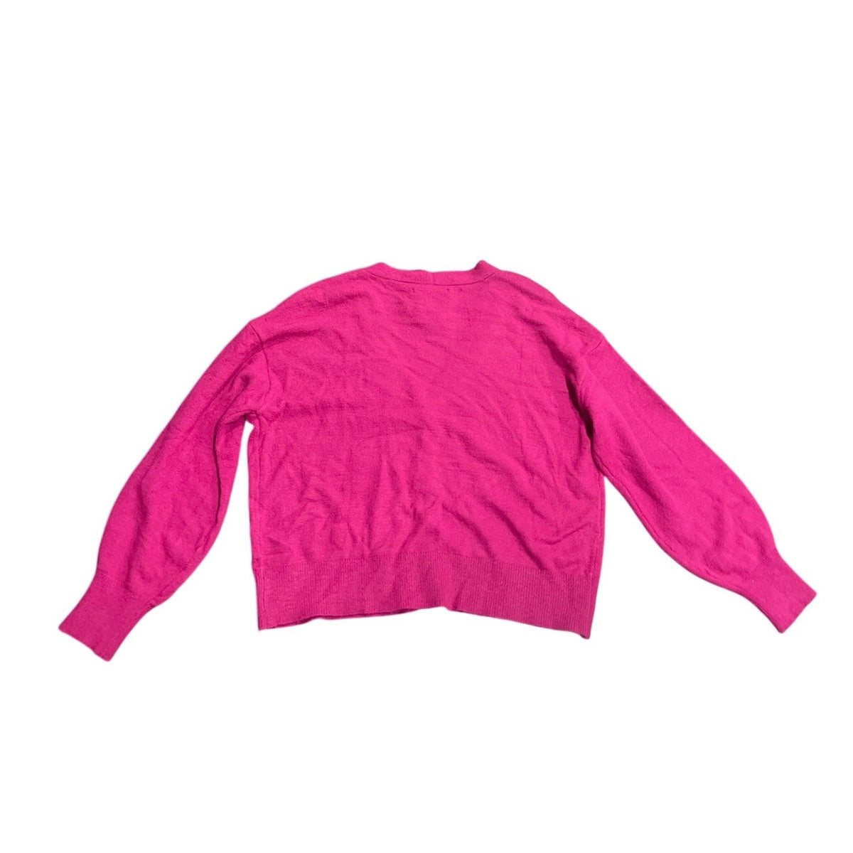 99 Jane Street Magenta Pearl Embellished Button Front Cardigan L NWT Cottagecore