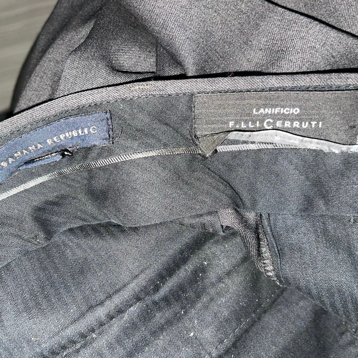 Banana Republic Dark Grey suit  dress slacks pants