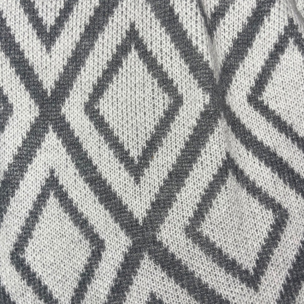 OVLA gray and white Cardigan Sweater Plus Size 1X