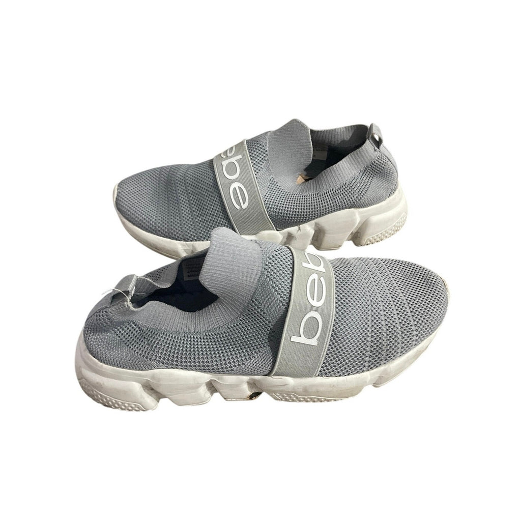 BEBE Aindrea Knit Slip on Sneakers Shoes SZ 7 Lightweight Athletic Streetwear