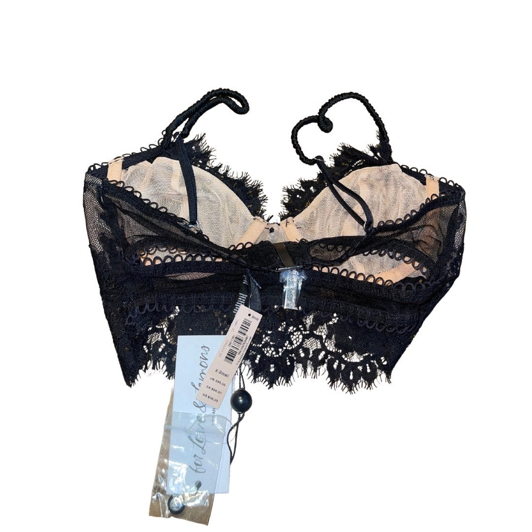 For Love & Lemons Victoria's Secret Lace Underwire Bra XS NWT Lingerie Intimates