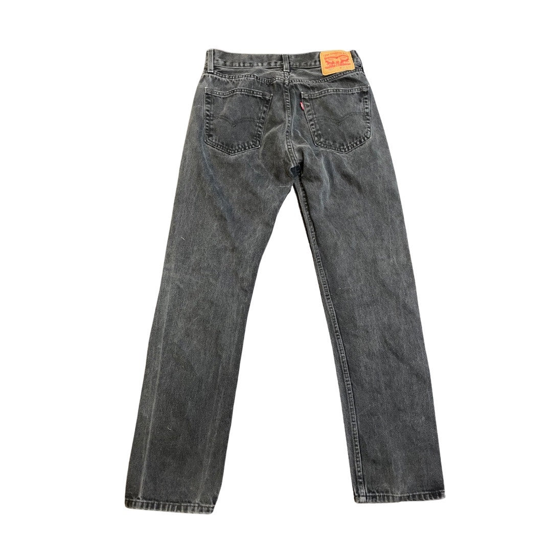 Levis 505 Regular Fit Mens Jeans Straight Leg Zip Fly Size 32x24 Denim Cotton