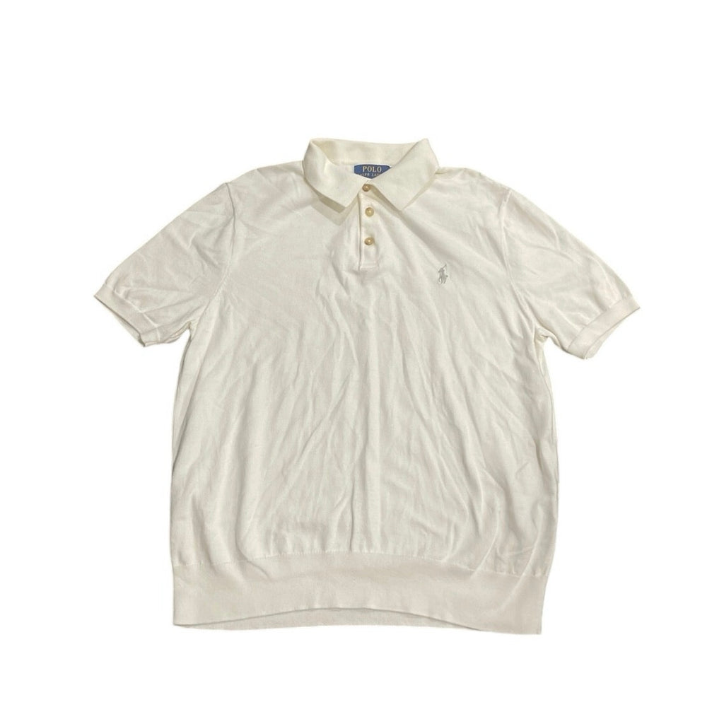Polo Ralph Lauren Short Sleeve Knit Polo Shirt SZ M Slim Fit Classic Preppy