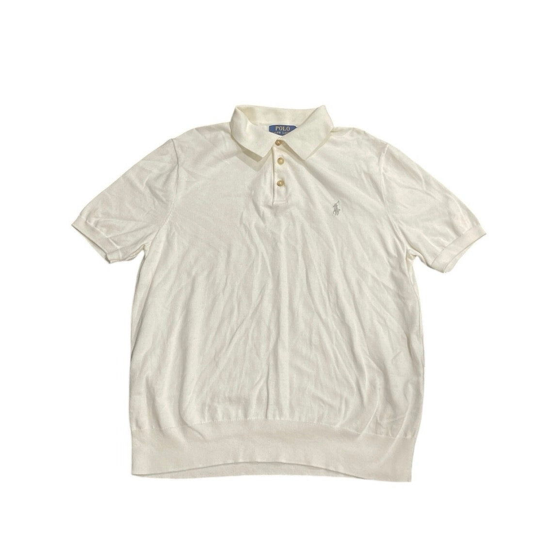 Polo Ralph Lauren Short Sleeve Knit Polo Shirt SZ M Slim Fit Classic Preppy