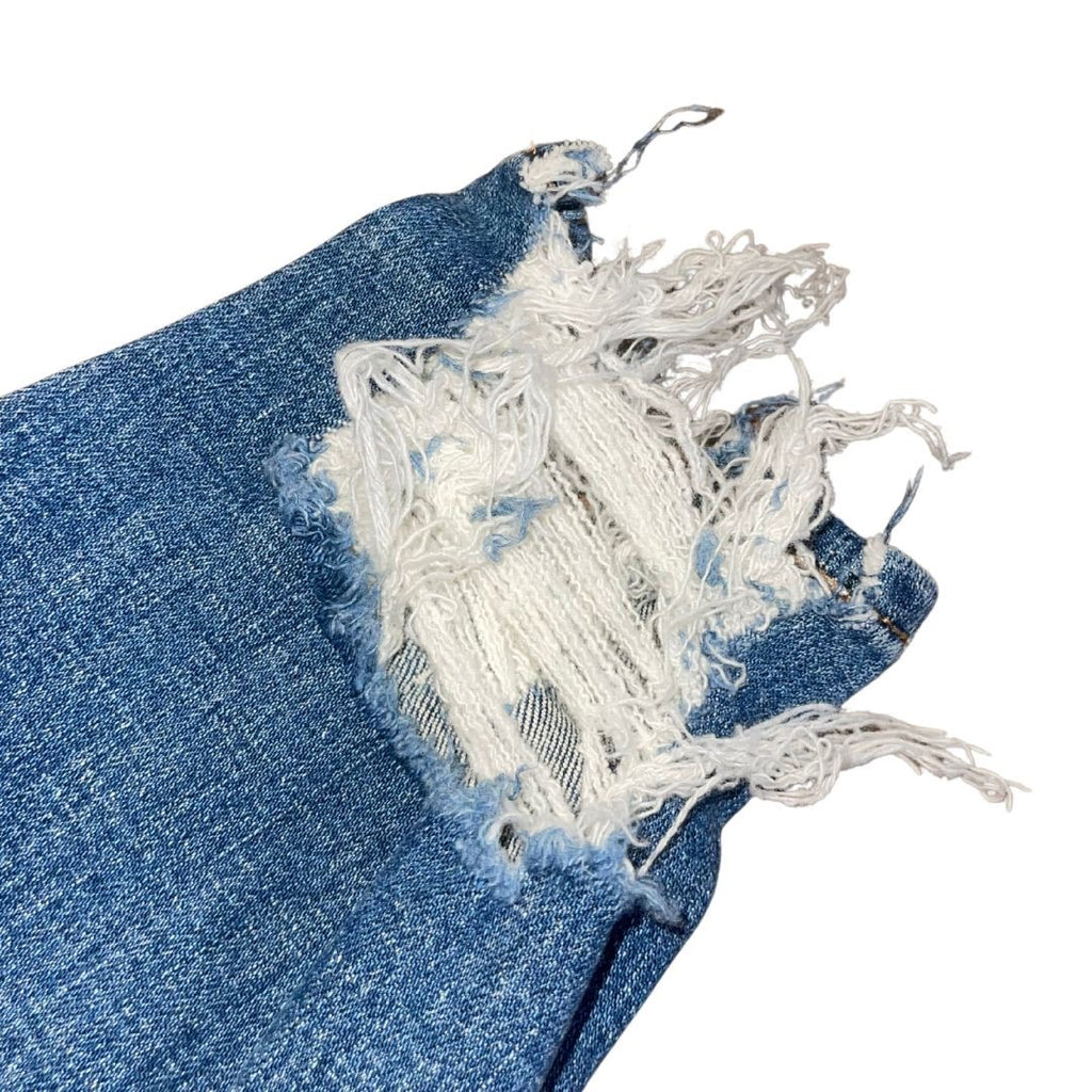 Vigoss Ace High Rise Skinny Jeans Size 31 Medium Wash Distress Denim