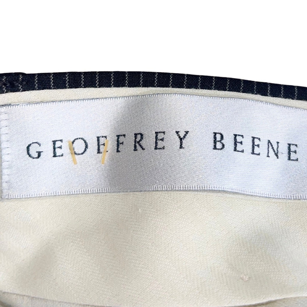 Geoffrey Beene Pinstripe Trousers Slacks Pants SZ 40X30 Career Office 100% Wool
