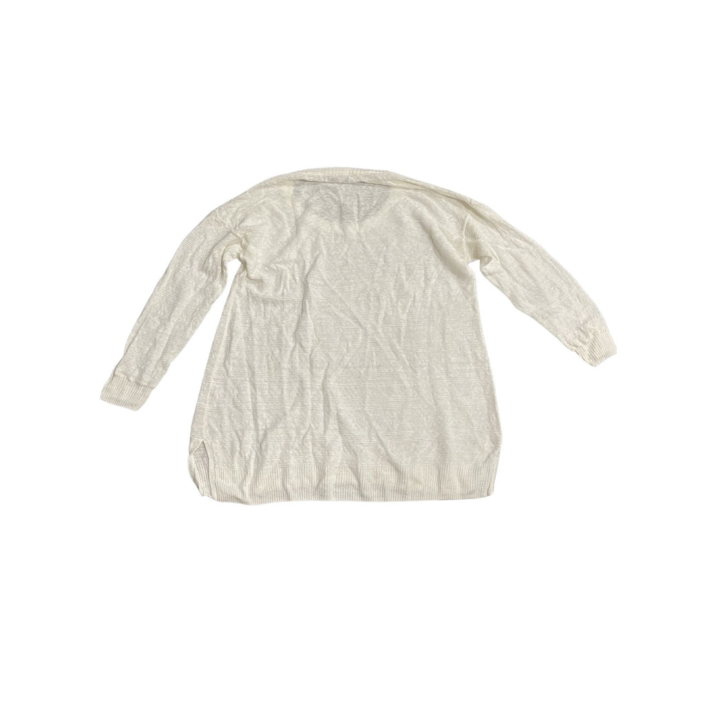 Madewell 1937 Lightweight Linen Pullover Sweater Top XS Crewneck Sheer Relaxed