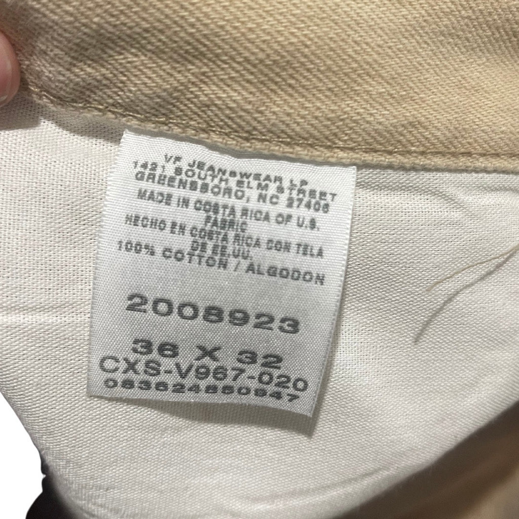 Lee Mens Tan Jeans Pants Size 36X32 Straight Leg Regular Fit Streetwear Casual