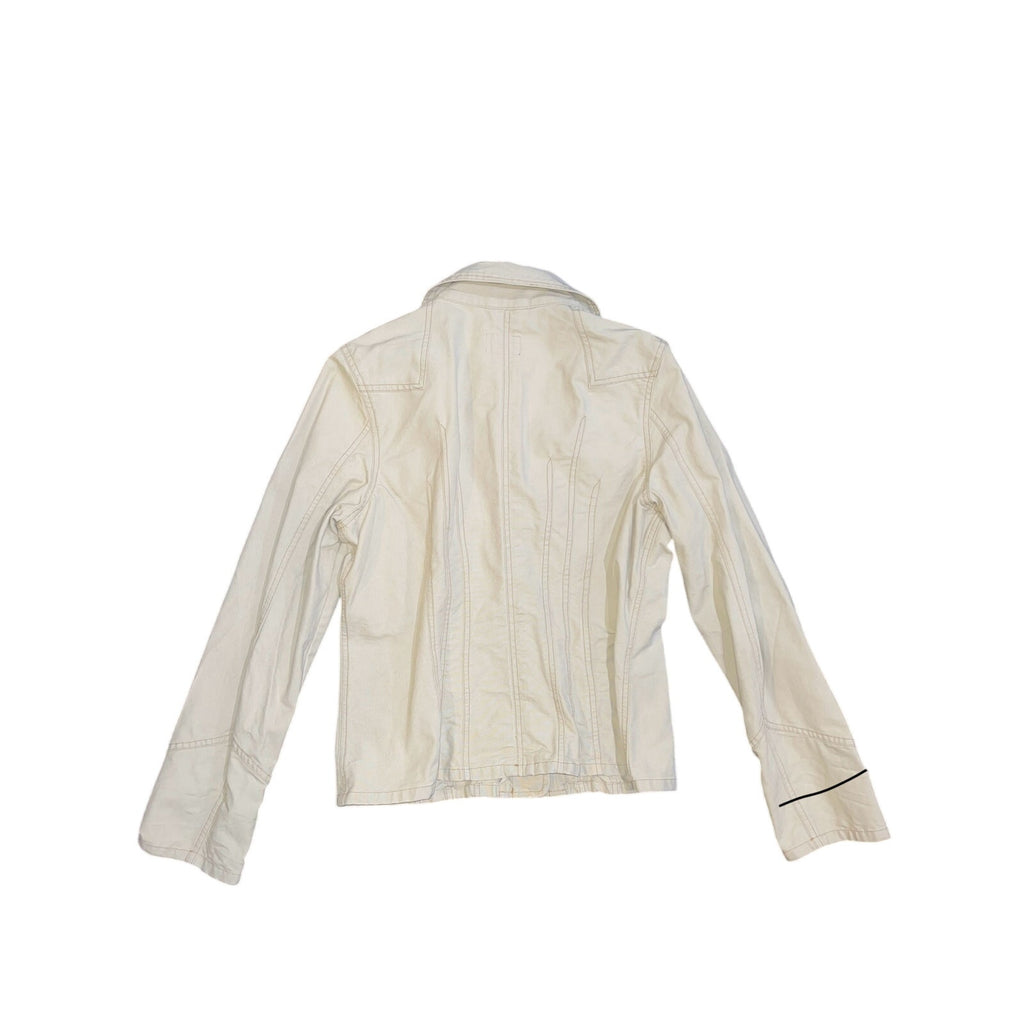 American Eagle Outfitters Y2K Women's Button Up Khaki Jacket Size Large Safari