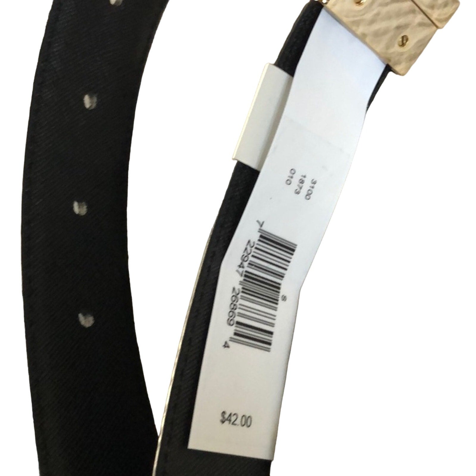 Calvin Klein CK Logo Belt Reversible Black Size Small NWT Career Casual