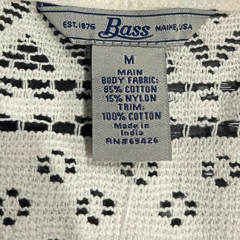 G. H. Bass Open Weaved Lace Long Sleeve Shirt Size M NWT Bohemian Chic Crochet