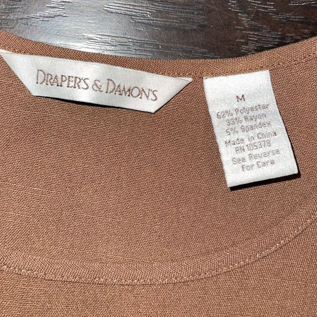 Drapers & Damons Bundle Tank Sleeveless Top Blouse Size Medium Career Office