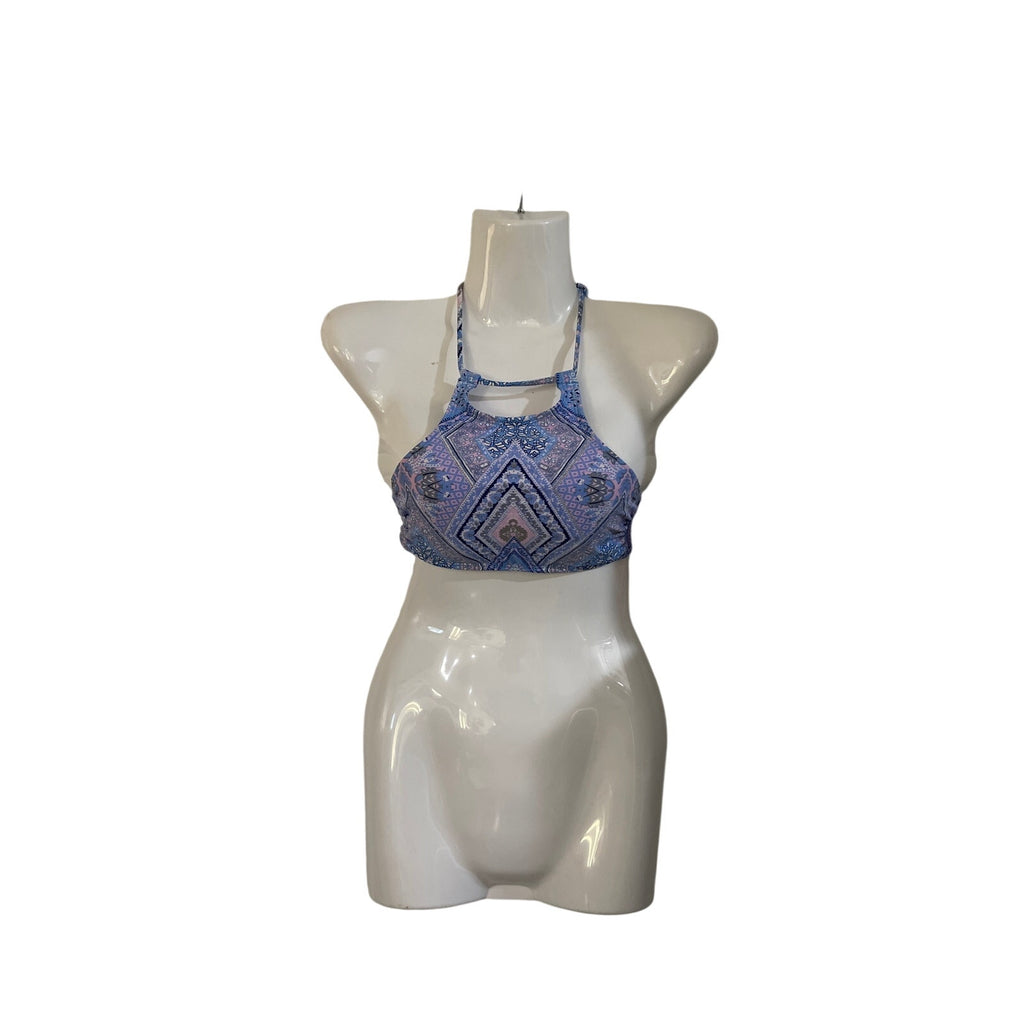 Xhilaration Set of 2 Aztec High Neck Bikini Tops XS Swimwear Beach Vacation NWT