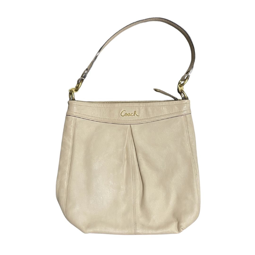 Vintage Coach Ashley Putty Stone Leather Hobo Shoulder Bag F20114 Y2K