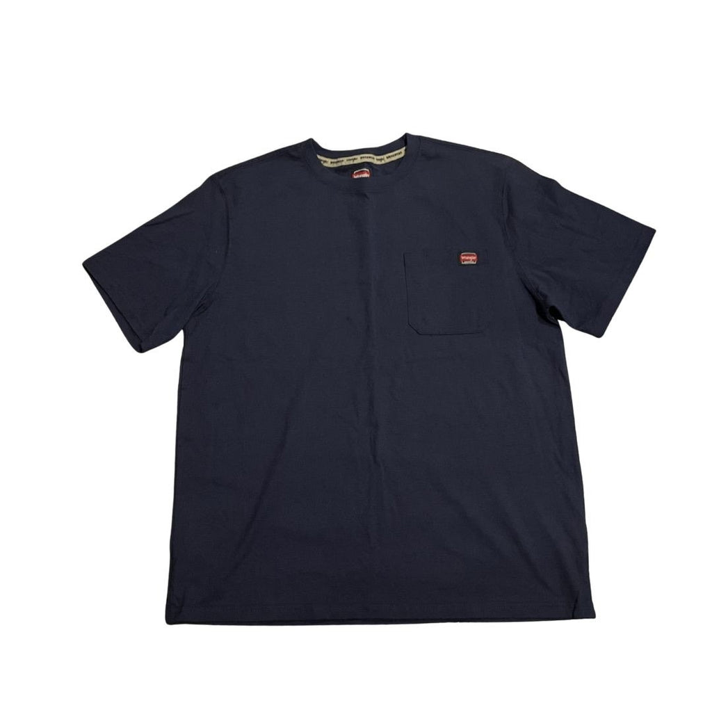 Wrangler Workwear Short Sleeve Shirt Pocket T-Shirt Large Utility Heavyweight