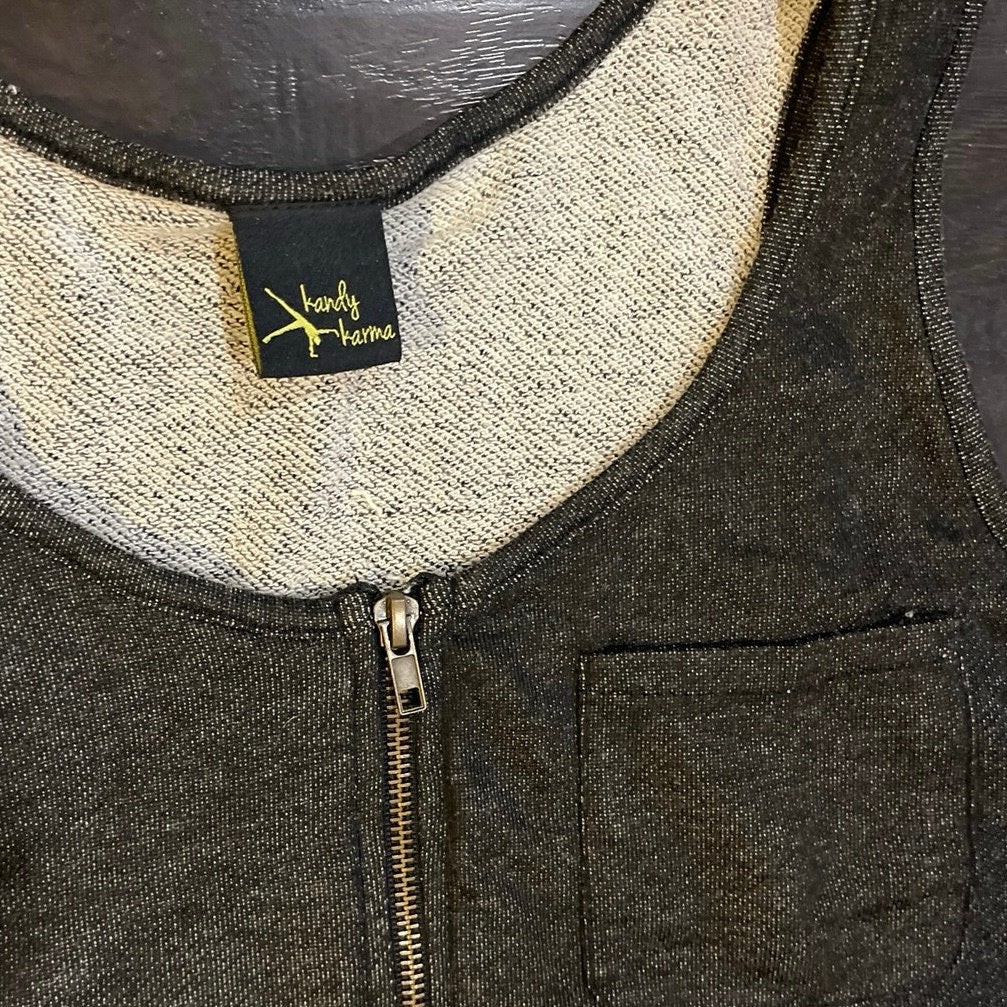 Kandy Karma Sleeveless Romper Shorts SZ 3X Activewear Athleisure Loungewear