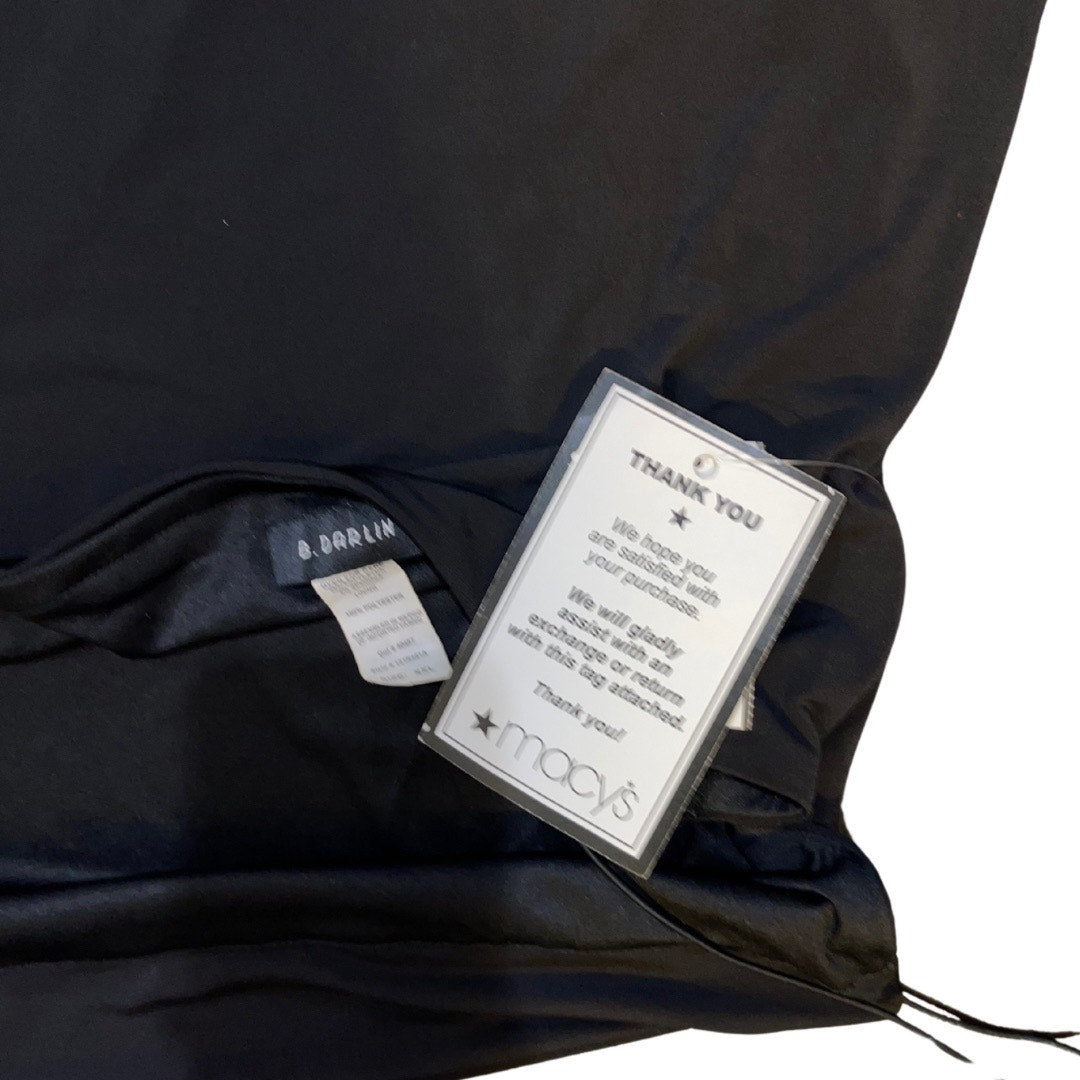 B. Darlin Black cowl neck mini dress date night club NWT Sexy XXL