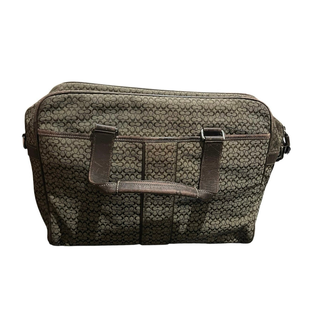 Coach Hudson Commuter Messenger Laptop Bag Top Handle Briefcase #70058 Vintage