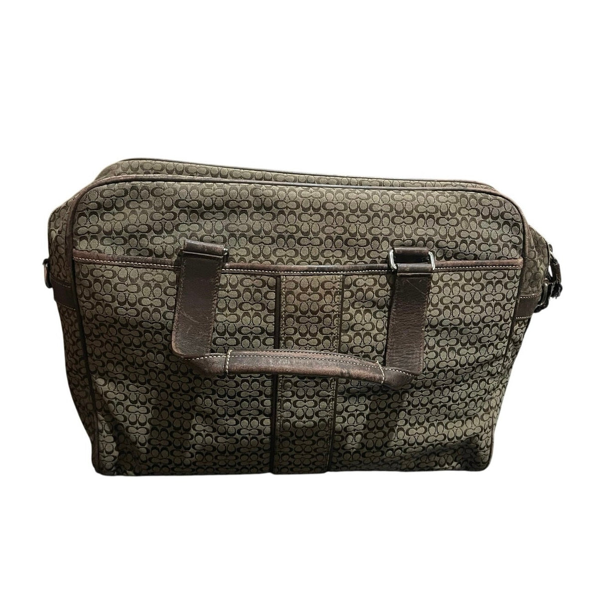 Coach Hudson Commuter Messenger Laptop Bag Top Handle Briefcase #70058 Vintage