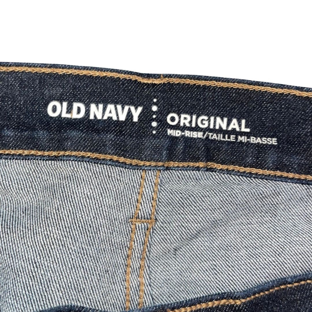 Old Navy Original Mid Rise Jeans Straight Leg Plus Size 16 streetwear Casual