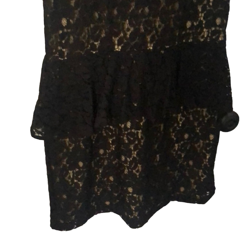 Heart Soul Little Black lace overlay short sleeveless dress Size Medium