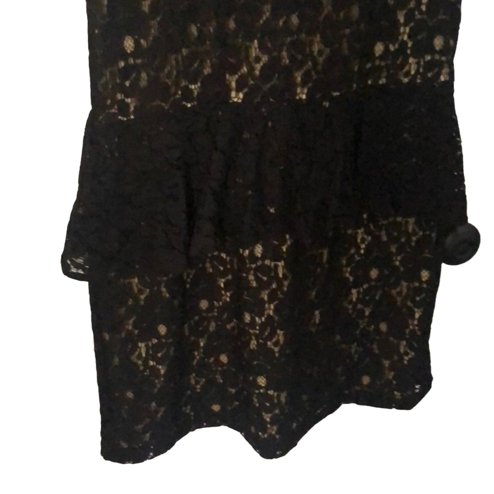 Heart Soul Little Black lace overlay short sleeveless dress Size Medium