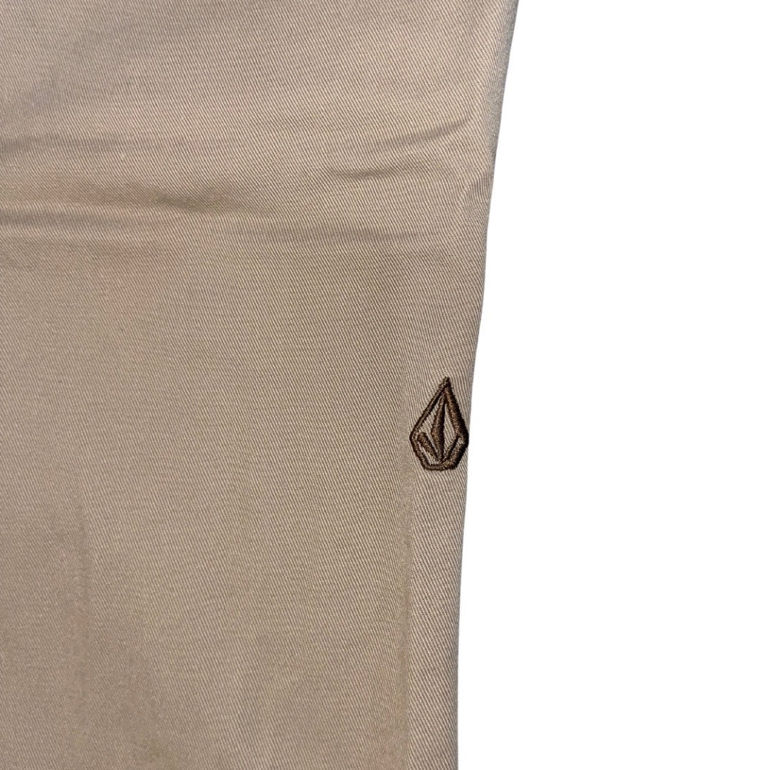 Volcom Corpo Class Mens Chino Pants Khaki Size 32 Casual Preppy Outdoors