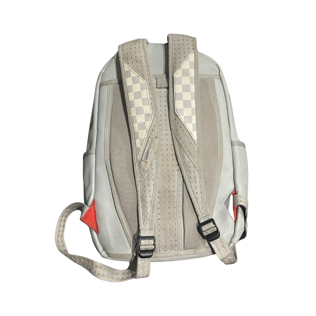 Sprayground Backpack Limited Edition The Journey Begin No 613 White Pink Shark
