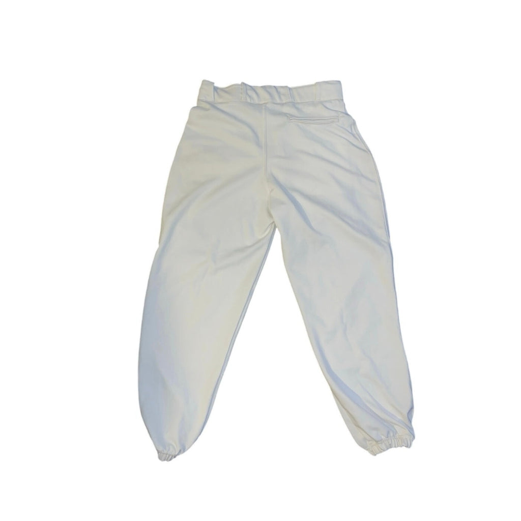 Champion Sports Adult Elastic Bottom Baseball Pants White Size Medium