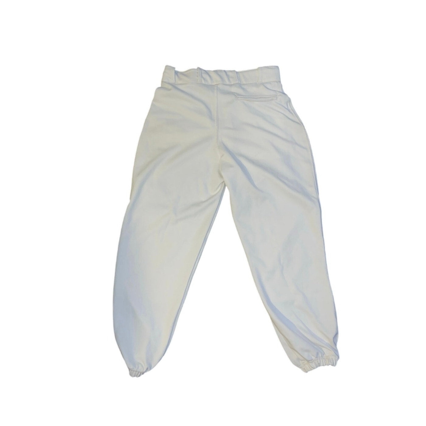 Champion Sports Adult Elastic Bottom Baseball Pants White Size Medium
