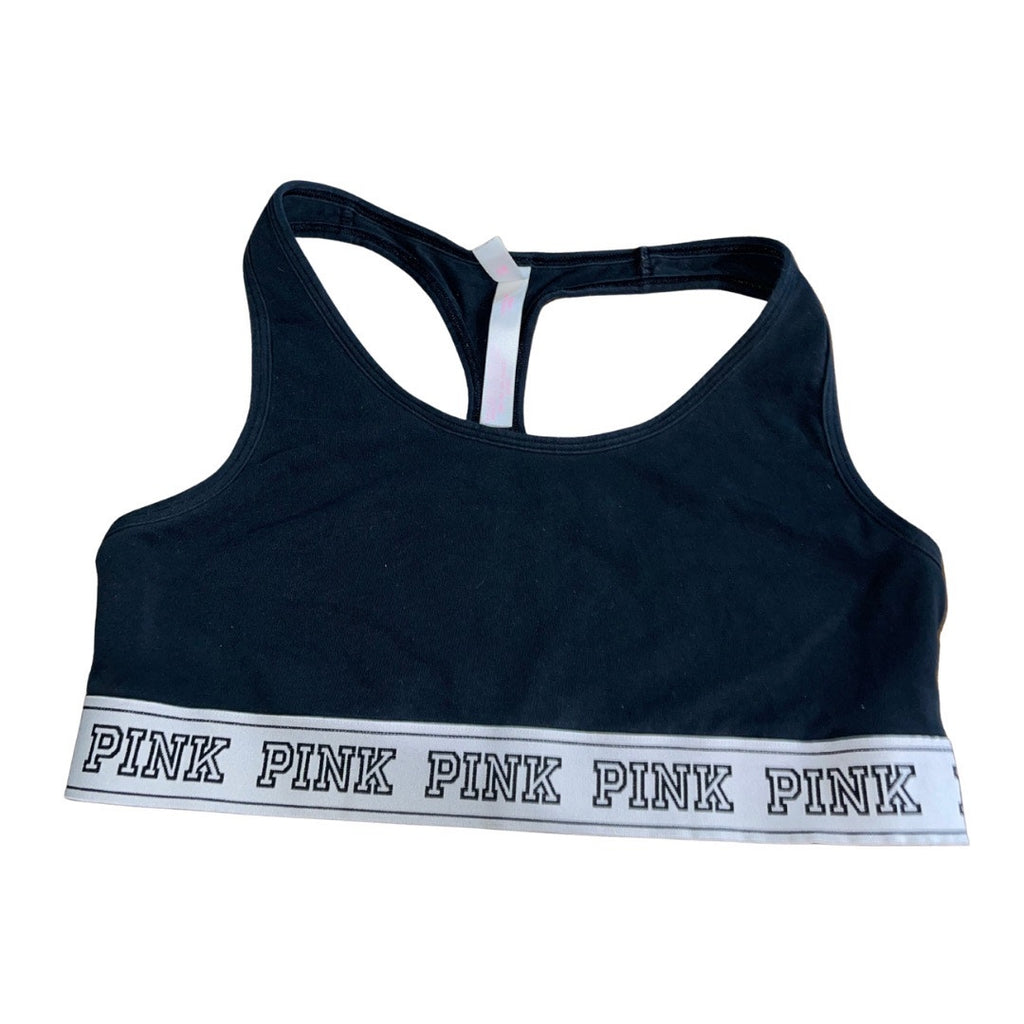 Bundle Four Victoria Secret Pink Sports Bras Athletic Loungewear Size Large