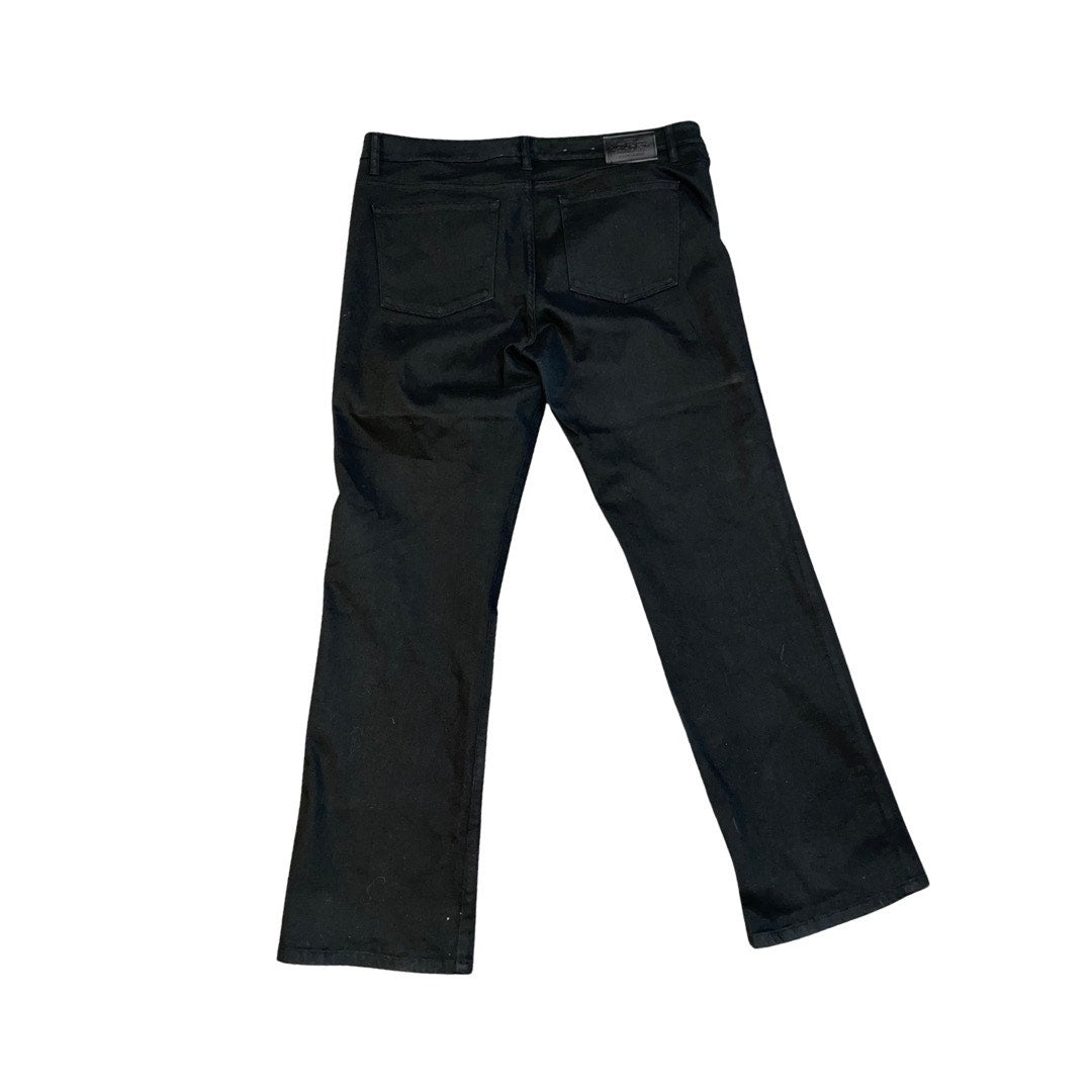 Lauren Ralph Lauren Jeans Black High Rise Straight Leg Plus Size 16 Classic Denim