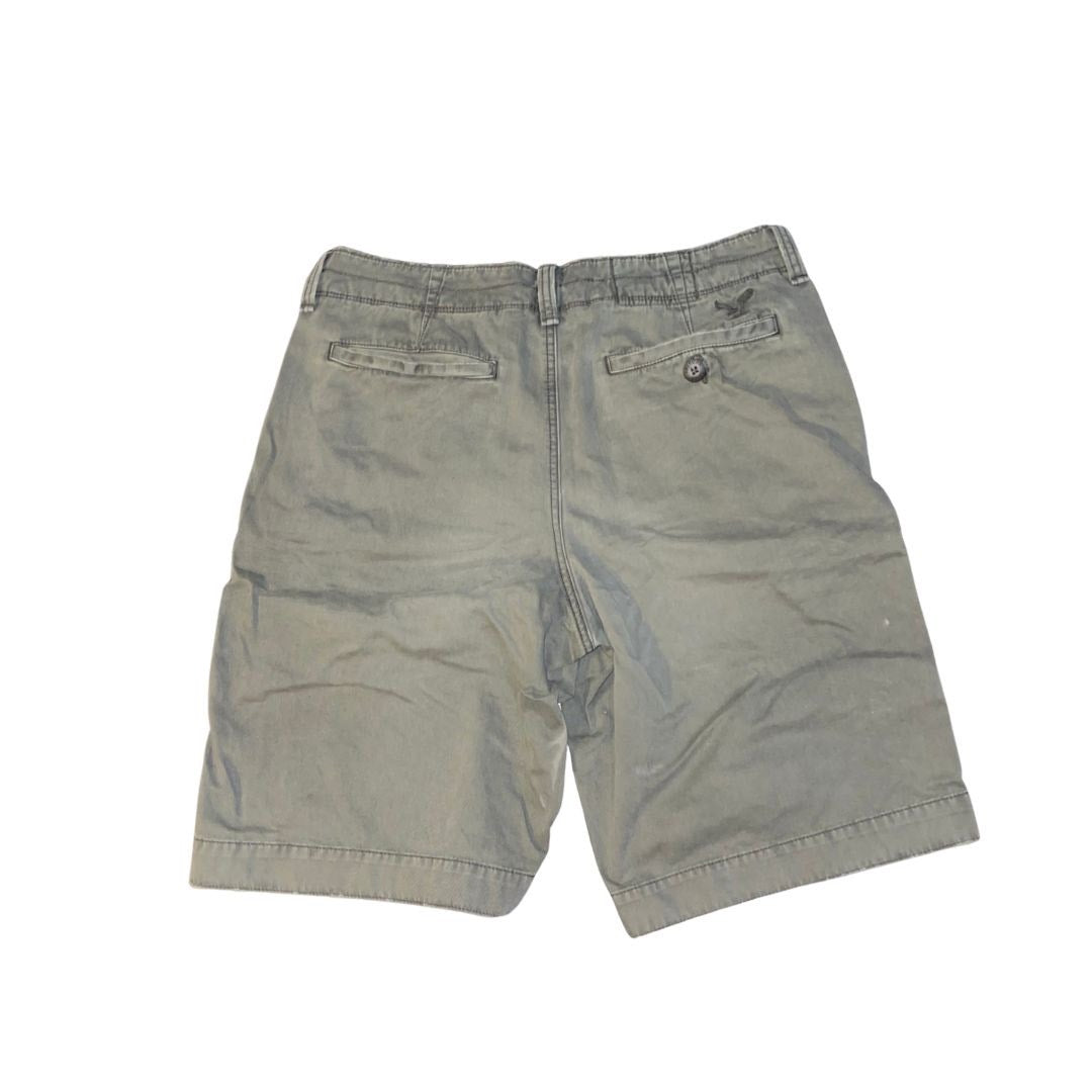 American Eagle Outfitters Longer Length Cargo Chino Shorts 100% Cotton Size 32