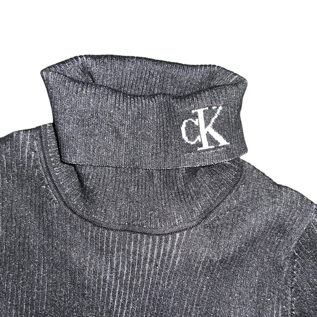 Calvin Klein Women Ribbed High Neck Turtleneck Sweater NWT Size XS