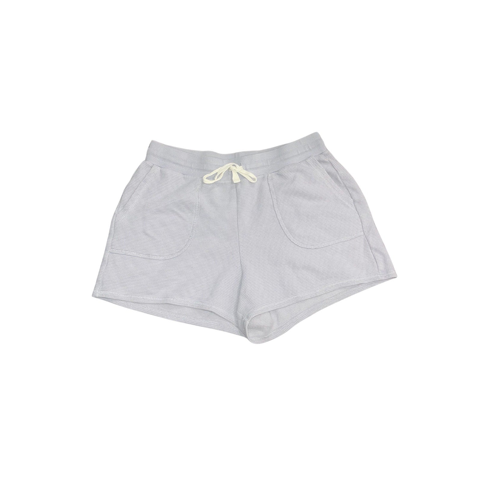 Madewell Textured Chunky Waffle Knit Drawstring Sweat-shorts XL Loungewear Cozy