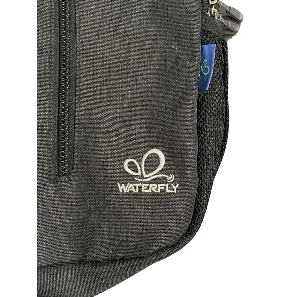 WATERFLY Crossbody Sling Backpack Bag Travel Hiking Outdoors Camping