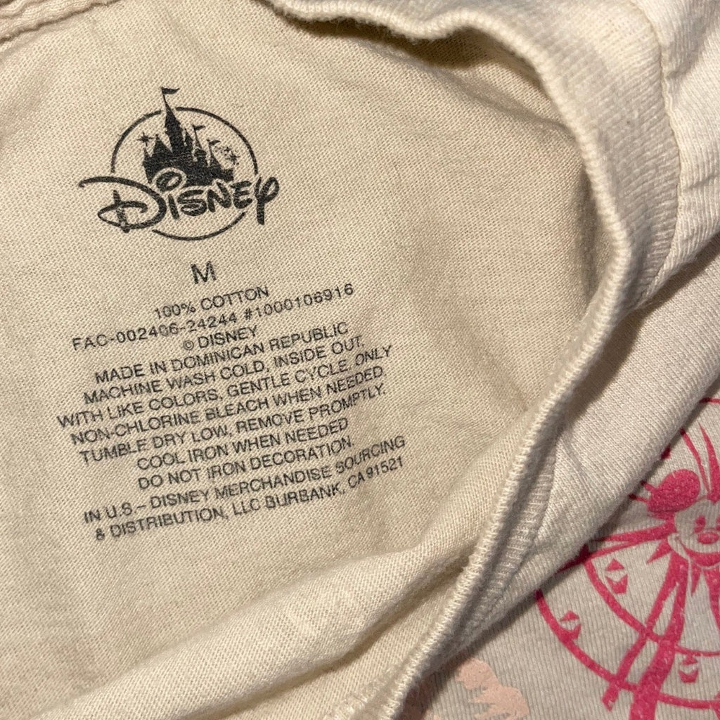 Disneyland Resort Park Icons Mickey Peace Sign T-shirt 100% Cotton Size Medium
