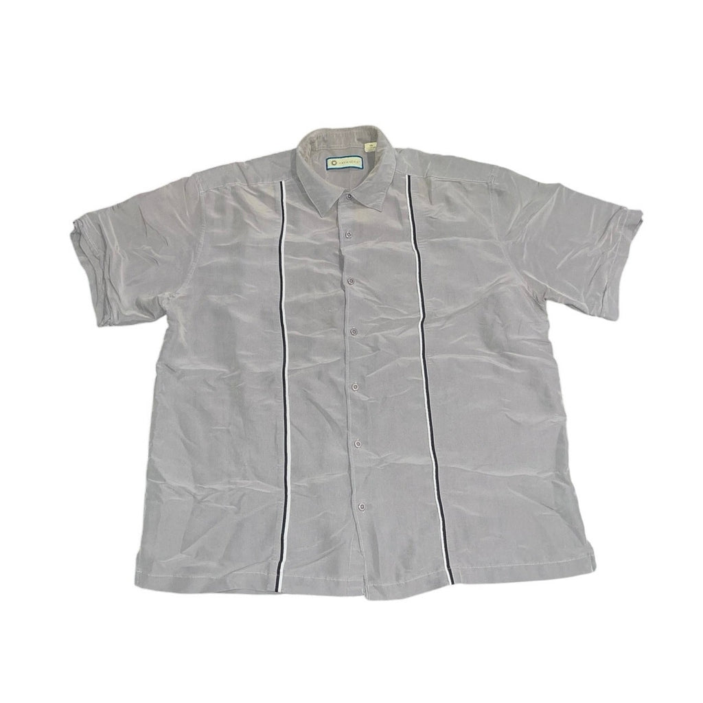 Havanera Shirt Button Down Short Sleeve Size XL Guayabera Cuban Vacation Casual