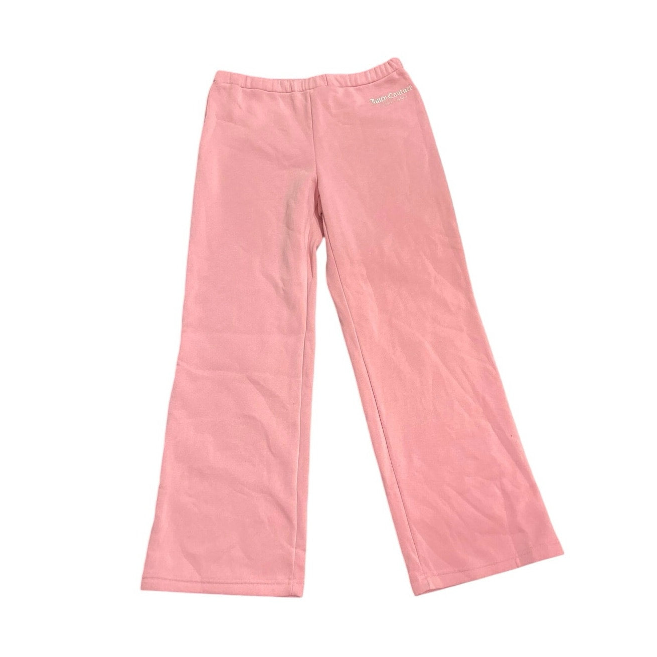 Juicy Couture Sweat Loungewear Wide Leg Drawstring Pants Pink SZ Large Y2K 90s