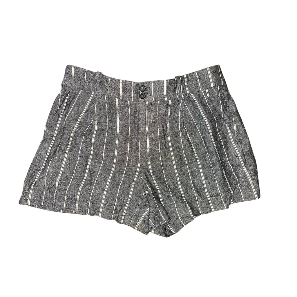 Calvin Klein Shorts Women Gray Pin Striped Size 6