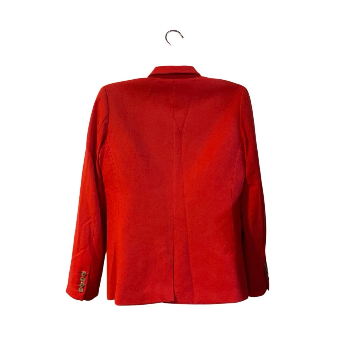 J.Crew Regent Wool Blazer Red/Orange Single Button 2 Career Office Preppy Work